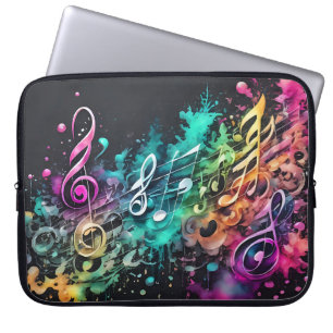 Housse Pour Ordinateur Portable musique graffiti