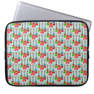 Housse Pour Ordinateur Portable Musique hawaïenne Ukulele Island
