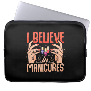 Housse Pour Ordinateur Portable Nail Tech Croire En Manucures