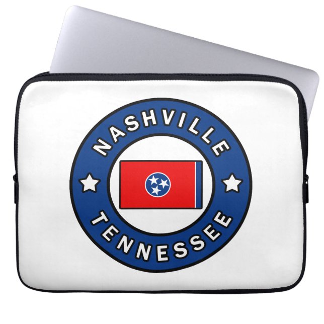 Housse Pour Ordinateur Portable Nashville Tennessee (Devant)