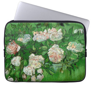 Housse Pour Ordinateur Portable Nature morte : Roses roses par Vincent van Gogh