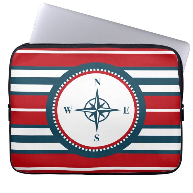 Housse Pour Ordinateur Portable Nautical design (Devant)
