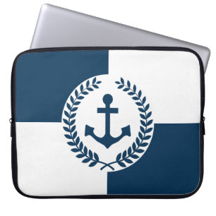 Housse Pour Ordinateur Portable Nautical themed design