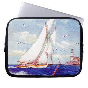 Housse Pour Ordinateur Portable Navigation par le phare par Albert B. Marks