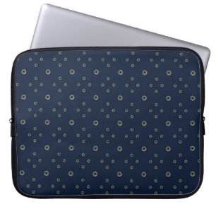 Housse Pour Ordinateur Portable Navy Golden Zinnia Sun