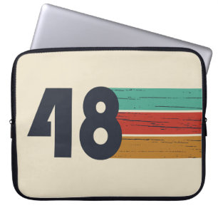 Housse Pour Ordinateur Portable Né en 1948 anniversaire vintage