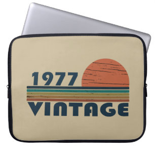Housse Pour Ordinateur Portable né en 1977 anniversaire vintage