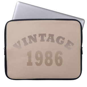 Housse Pour Ordinateur Portable Né en 1986 anniversaire vintage