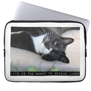 Housse Pour Ordinateur Portable Ne soyez pas chat drôle fatigué