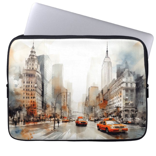 Housse Pour Ordinateur Portable New York (Devant)