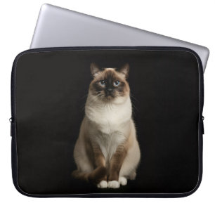 Housse pour ordinateur portable Noir 4 Luxe, Chat