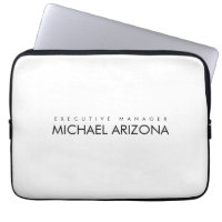 Noir & Blanc Minimaliste Simple Plaque Moderne
