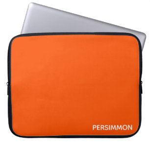 Housse Pour Ordinateur Portable Nom de couleur rouge persimon