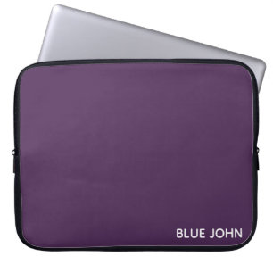 Housse Pour Ordinateur Portable Nom de la couleur violette de Blue John