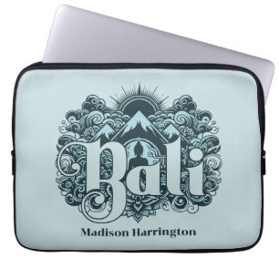 Housse Pour Ordinateur Portable Nom personnalisé Bali