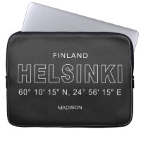 Nom personnalisé Coordonnées d'Helsinki