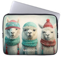 Nom personnalisé Llamas d'hiver