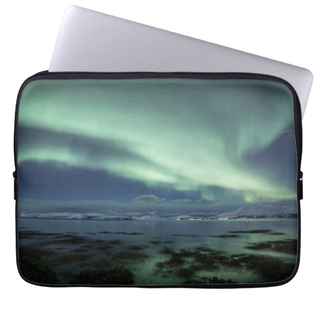 Housse Pour Ordinateur Portable Northern Lights Norvège (Devant)
