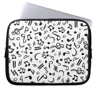 Housse Pour Ordinateur Portable notes de musique