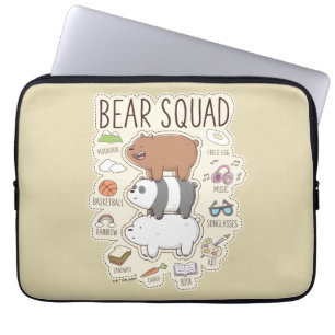 Housse Pour Ordinateur Portable Nous les ours nus - Journal des équipes d'ours