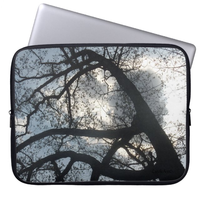 Housse Pour Ordinateur Portable Nuage d'arbre (Devant)