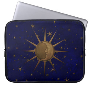 Housse Pour Ordinateur Portable Nuit étoilée de lune céleste de Sun