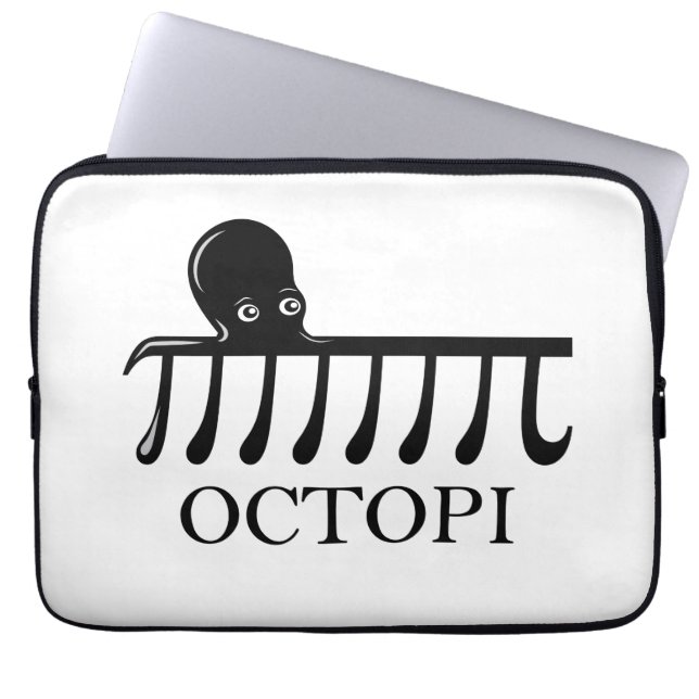 Housse Pour Ordinateur Portable Octopi - Funny Pi Octopus Math (Devant)