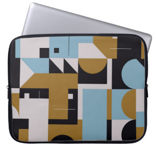 Housse Pour Ordinateur Portable OEuvre de composition Bauhaus réalisée avec l'ele