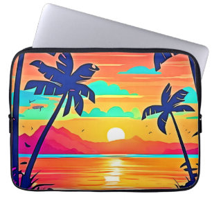 Housse Pour Ordinateur Portable Oeuvre du Sunset Paradise