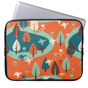 Housse Pour Ordinateur Portable oies et forêts