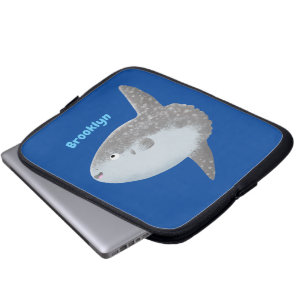 Housse Pour Ordinateur Portable Oiseau de mer mola mola mignonne caricature