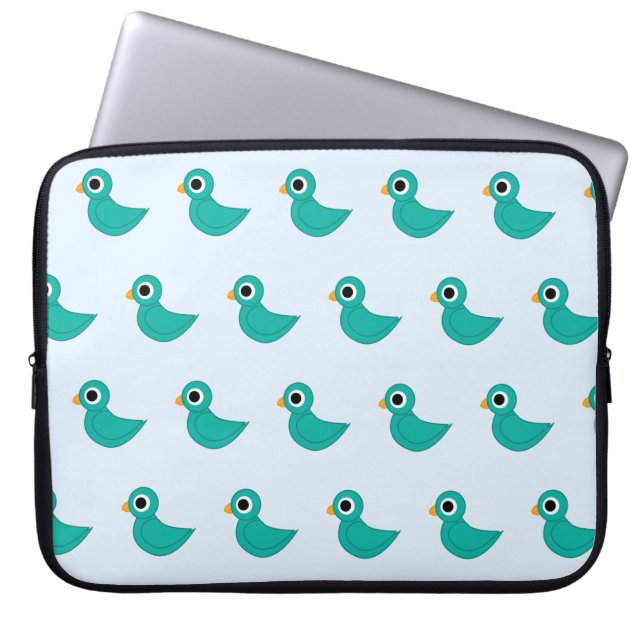 Housse Pour Ordinateur Portable oiseau mignon   (Devant)