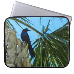 Housse Pour Ordinateur Portable Oiseau noir