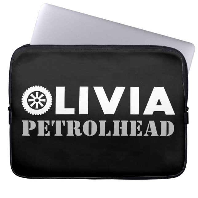 Housse Pour Ordinateur Portable Olivia Petrol Head (Devant)
