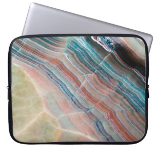 Housse Pour Ordinateur Portable onyx marbre texture arrière - plan de pierres natu