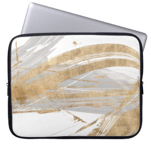 Housse Pour Ordinateur Portable Or et gris