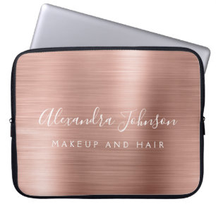 Housse Pour Ordinateur Portable Or rose - Blush Pink Metallo Business