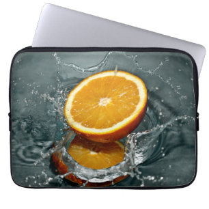 Housse Pour Ordinateur Portable orange juteuse positive pour l'humeur vitaminée
