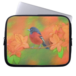 Housse Pour Ordinateur Portable Orchard Oriole Songbird Peinture Oiseau original