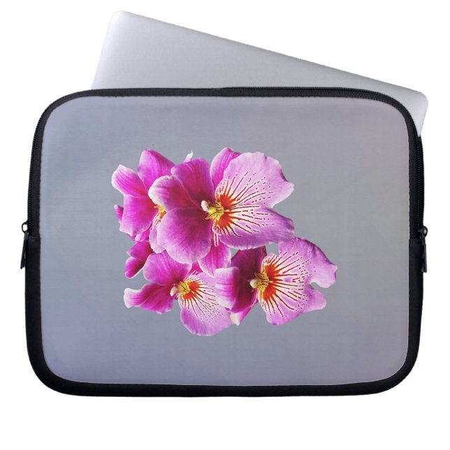 Housse Pour Ordinateur Portable Orchides de Pink (Devant)