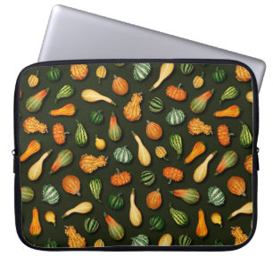 Housse Pour Ordinateur Portable Ornamental Gourds for Autumn, affaire Thanksgiving