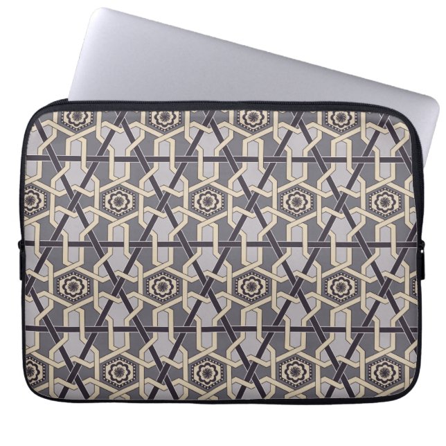 Housse Pour Ordinateur Portable Ornement oriental ethnique Broderie décoration Mot (Devant)