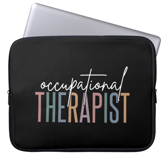 Housse Pour Ordinateur Portable OT ergothérapeute | Thérapie professionnelle (Devant)