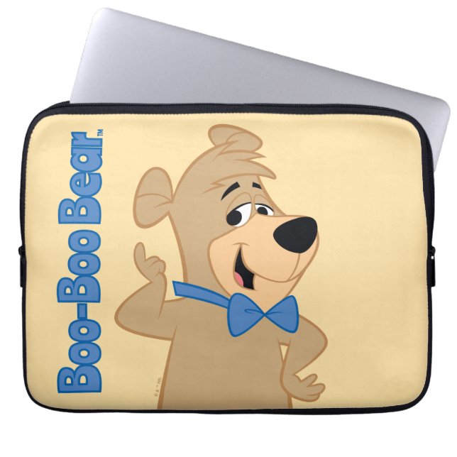 Housse Pour Ordinateur Portable Ours Boo-Boo Précocieux (Devant)