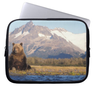 Housse Pour Ordinateur Portable ours brun, Ursus arctos, grizzly, Ursus