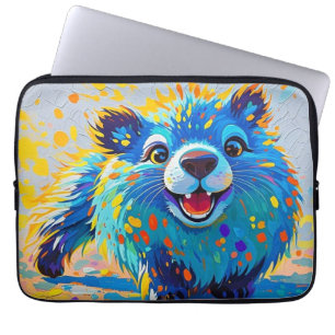 Housse Pour Ordinateur Portable Ours coloré dessin animal abstrait