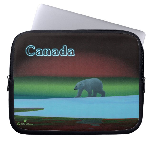 Housse Pour Ordinateur Portable Ours polaire (Devant)