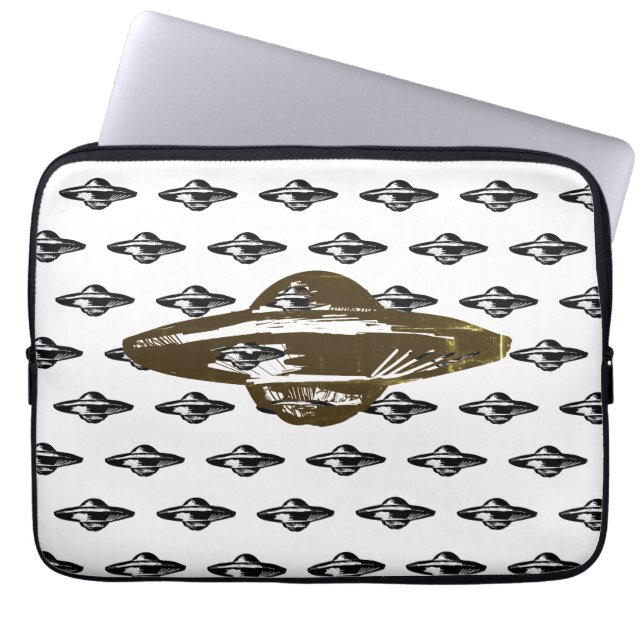 Housse Pour Ordinateur Portable ovni soucoupe volante (Devant)