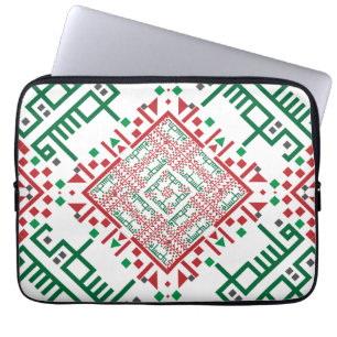 Housse Pour Ordinateur Portable Palestine Broderie tatreez Motif