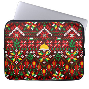 Housse Pour Ordinateur Portable Palestine Tatreez Broderie traditionnelle